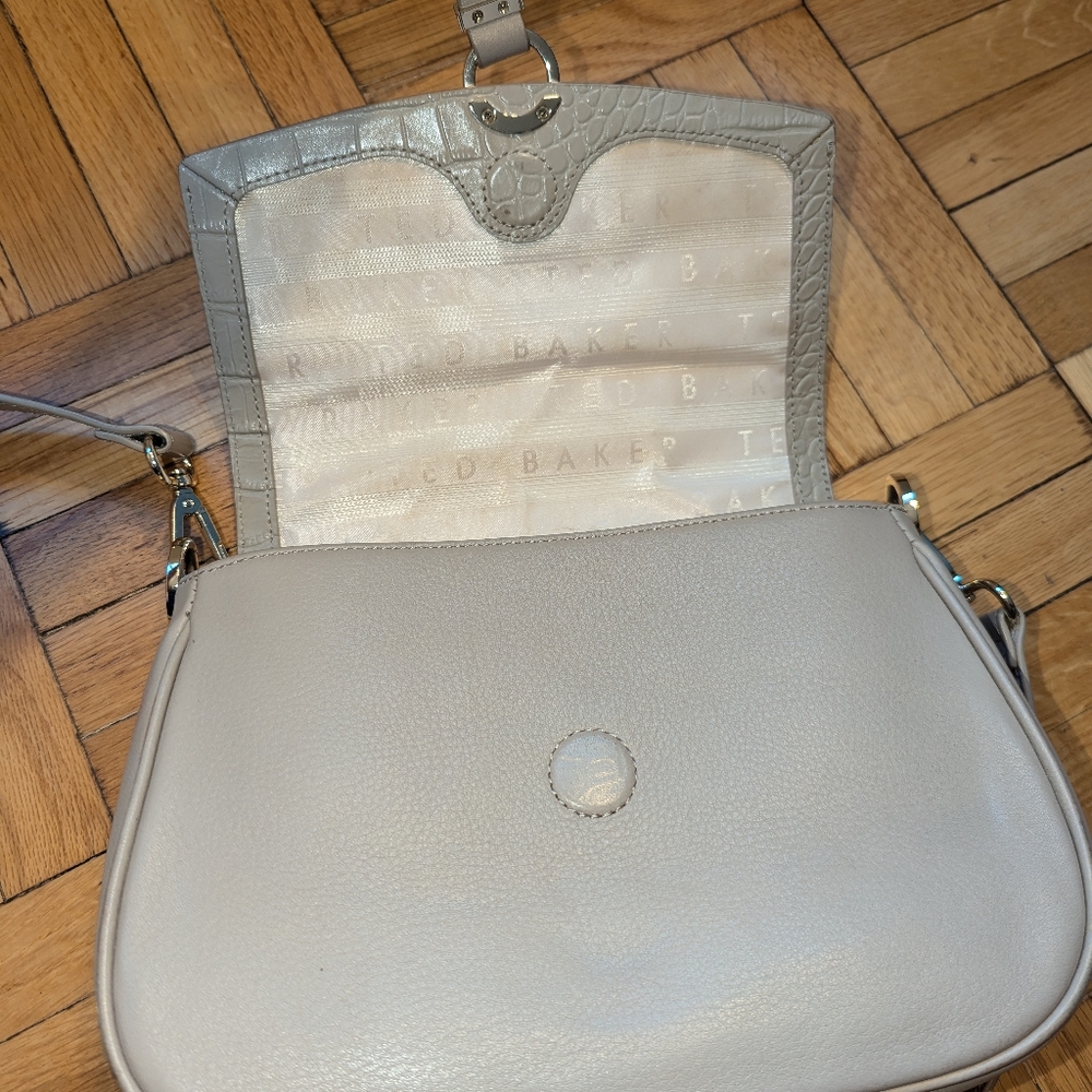 Ted Baker Loop & Tab Crossbody In Taupe W Dustbag - image 6